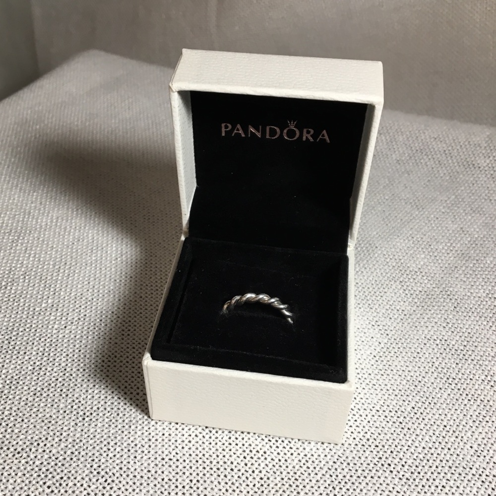 Trendy, Pandora Intertwined Twist Stackable Ring